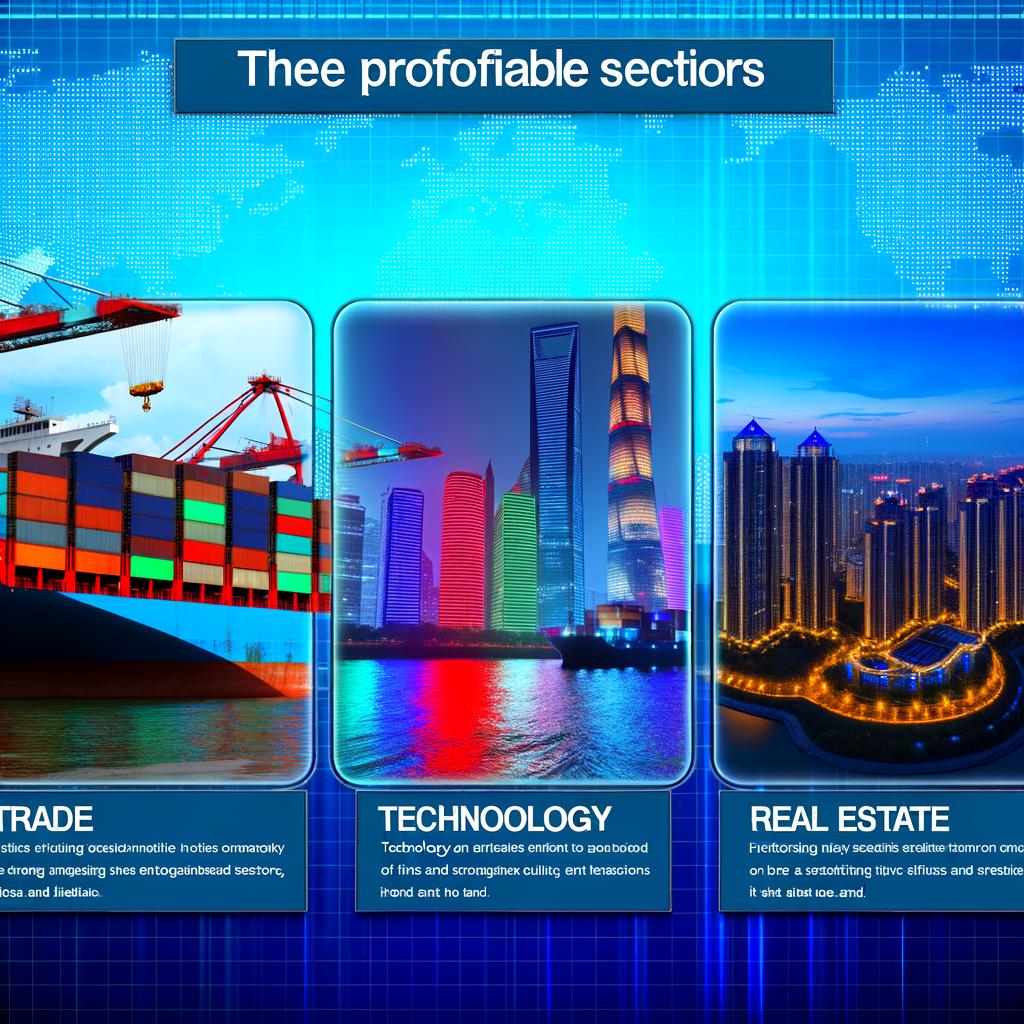 Análisis de Sectores Rentables: Comercio, Tecnología e Inmobiliario