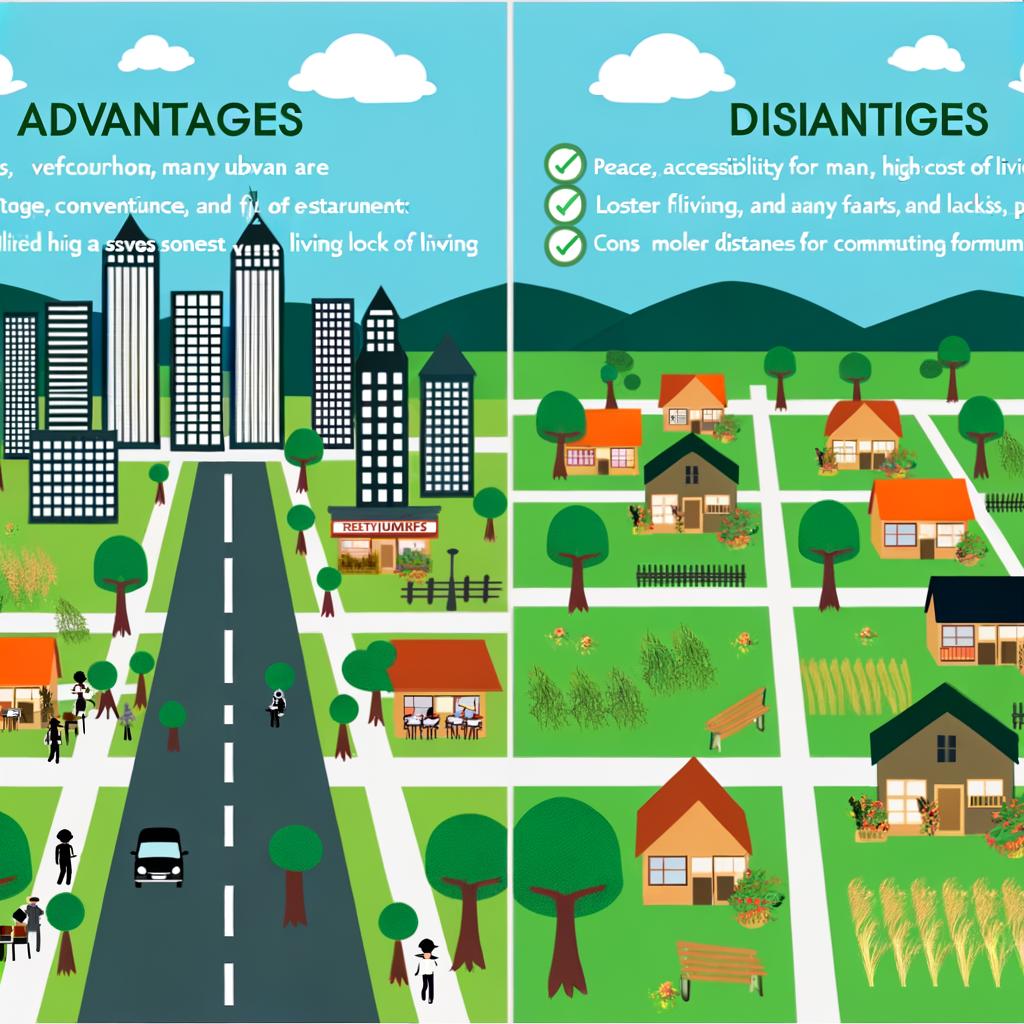 Comparación detallada⁤ entre barrios: ⁢ventajas y desventajas