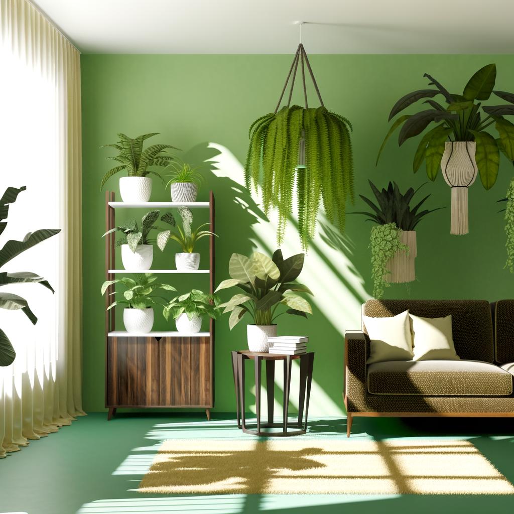 Integración de plantas tropicales en la decoración